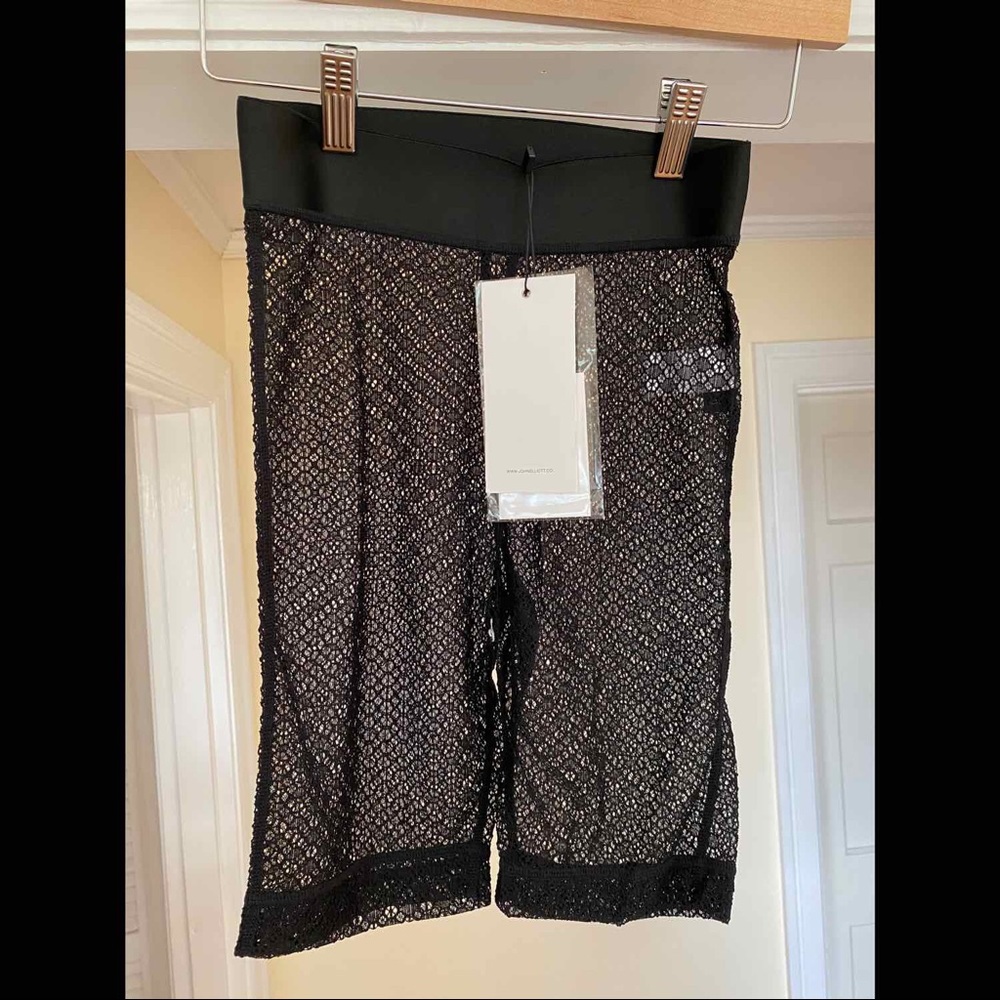 John Elliot Laine lace biker shorts